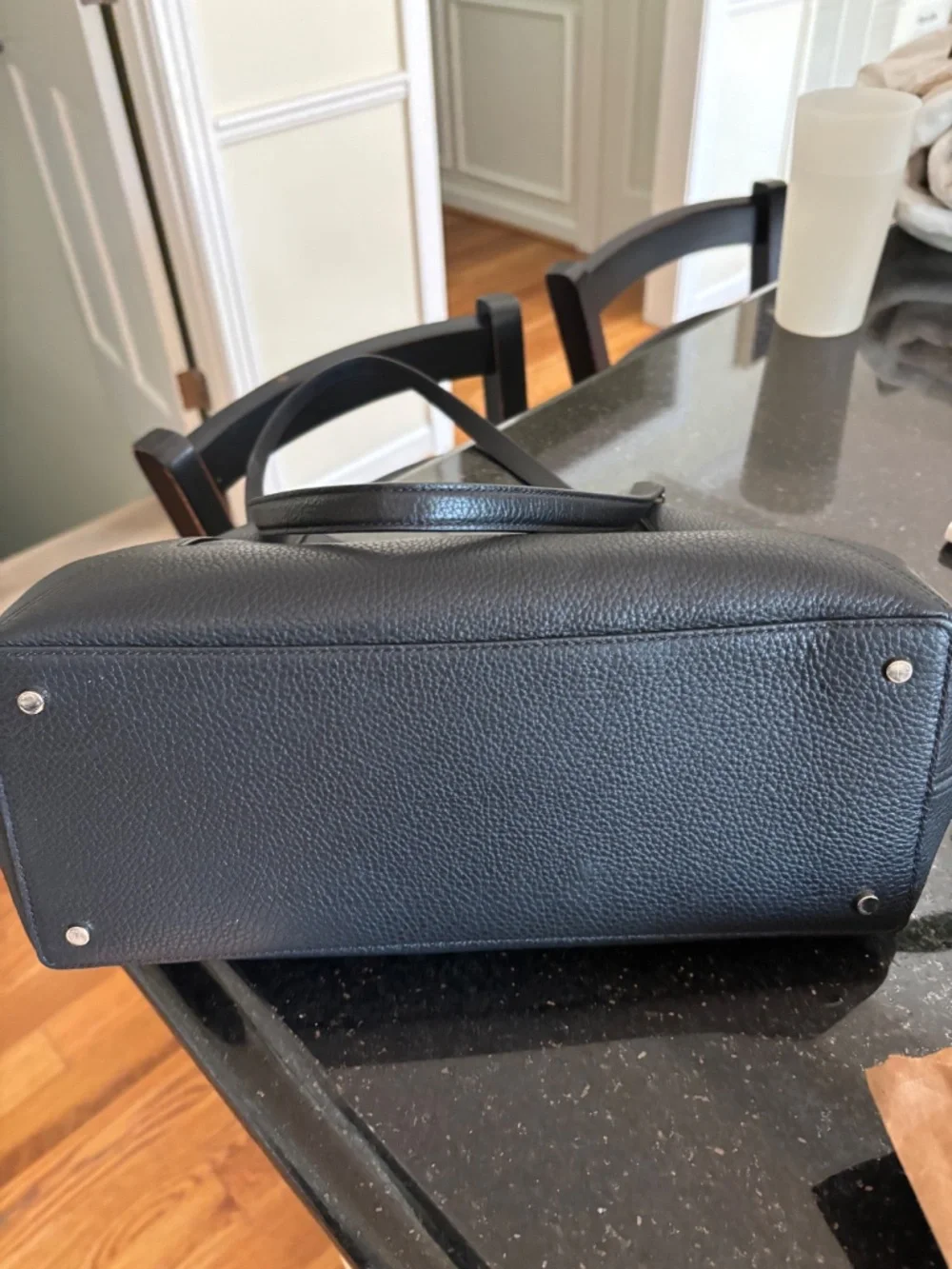 Kate spade black leather shoulder bag